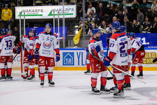Oskarshamns Hampus Karlsson, David Quenneville och Austin