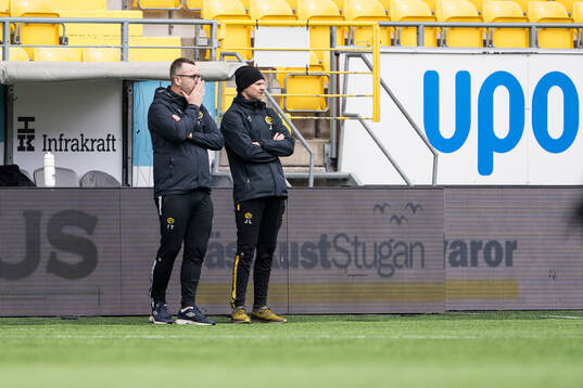 Elfsborgs tränare Ismet Tursic och assisterande tränare