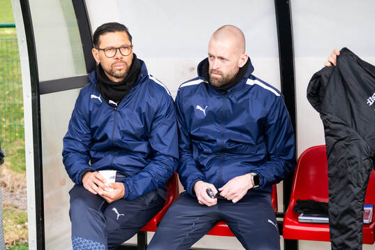 Eskilsminnes atranare Anders Schönberg och Martin Pringle