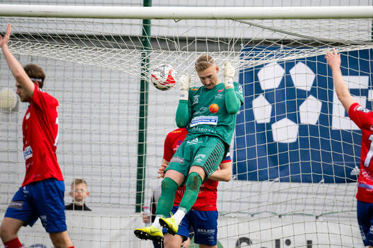 Tvååkers IFs målvakt Albin Svensson