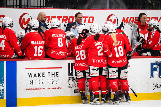 Assistant coach Benjamin Rogger, Head coach Colin Muller