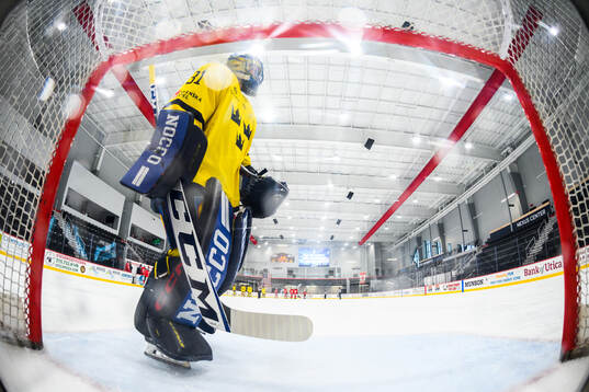 Goaltender Ida Boman  of Sweden