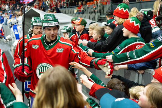 Frölundas Henrik Tömmernes innan kvartsfinal fem i SHL