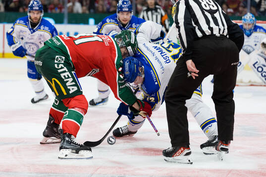Frölundas Nicklas Lasu och Leksands Kalle Östman