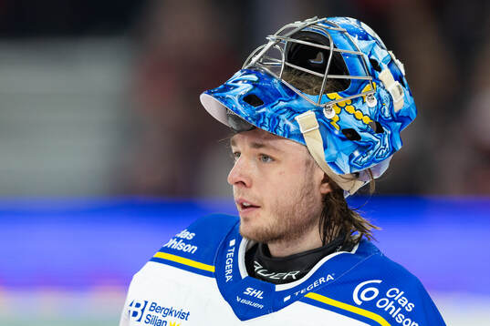 Leksands målvakt Filip Larsson
