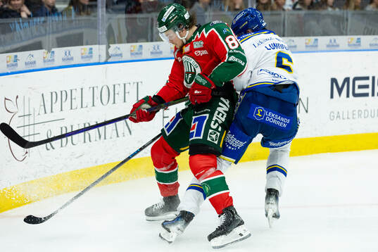 Frölundas Malte Strömwall och Leksands Alexander Lundqvist