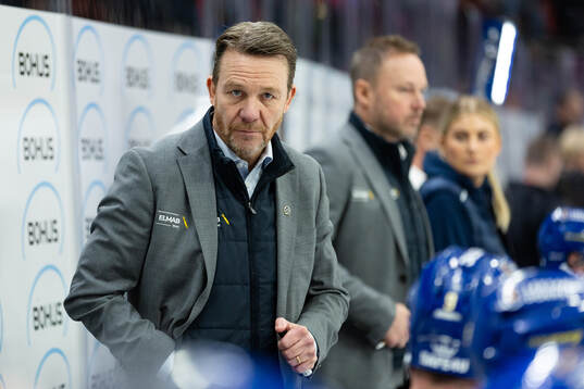 Leksands tränare Charles Berglund
