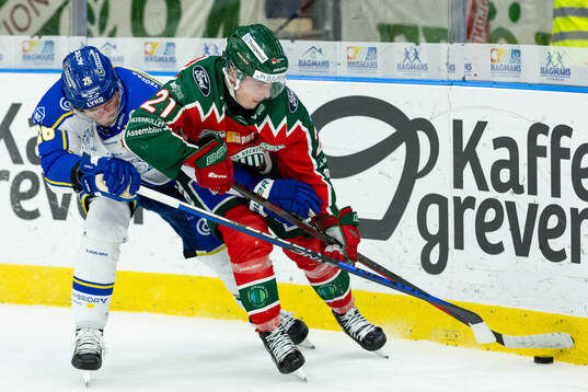 Leksands Patrik Norén och Frölundas Jere Innala