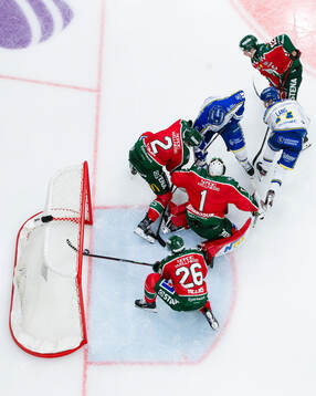 Leksands Oskar Lang kvitterar till 1-1