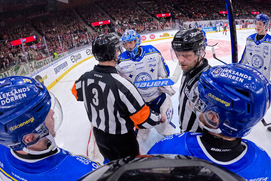 Leksands målvakt Filip Larsson