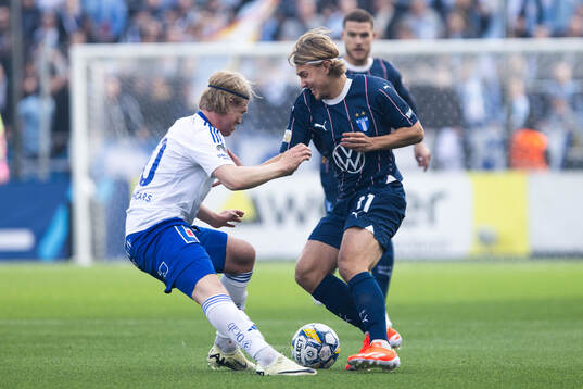 IFK Norrköpings Daniel Fritz Eid och Malmö FFs Sebastian