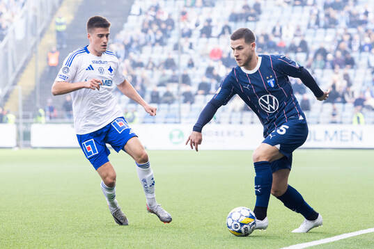IFK Norrköpings Carl Björk och Malmö FFs Gabriel