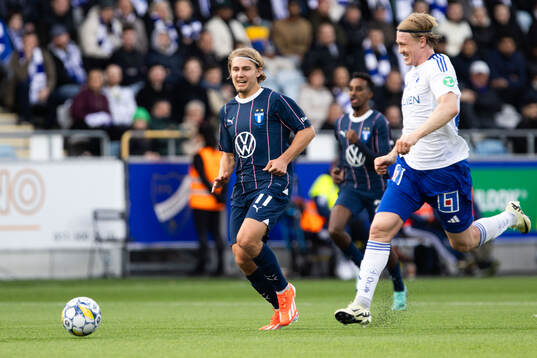 Malmö FFs Sebastian Nanasi och IFK Norrköpings Daniel