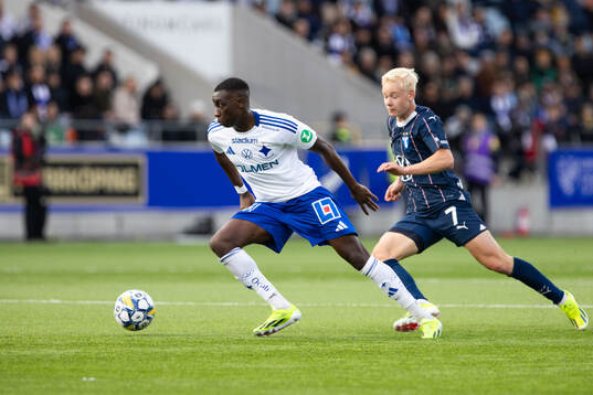 IFK Norrköpings Yahya Kalley och Malmö FFs Otto Rosengren