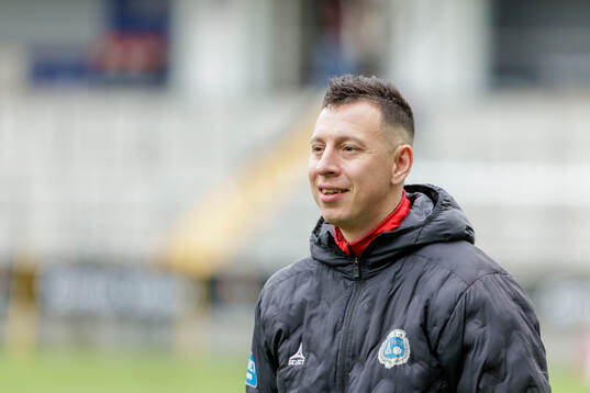 Utsiktens tränare Martin Smedberg Dalence  fotbollsmatchen