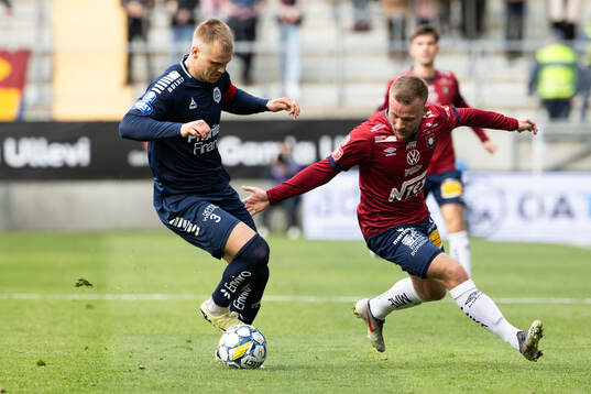 Utsiktens Jesper Brandt och Örgrytes Nicklas Bärkroth