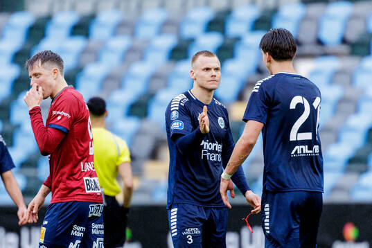 Utsiktens Jesper Brandt och Kevin Rodeblad Lowe  jublar