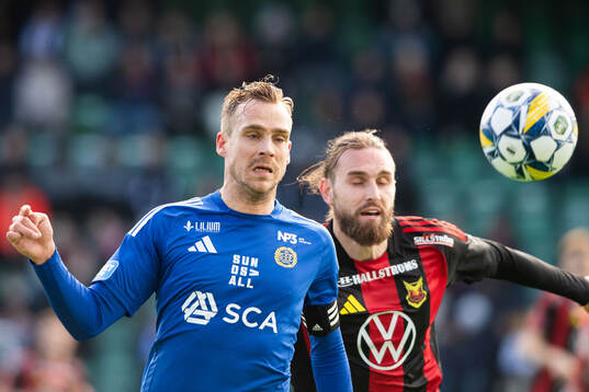 GIF Sundsvalls Pontus Engblom och Östersunds Ali Suljic