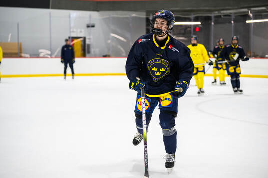 Wilma Sundin of Sweden at a practice session