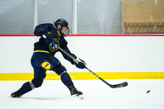 Paula Bergström of Sweden at a practice session