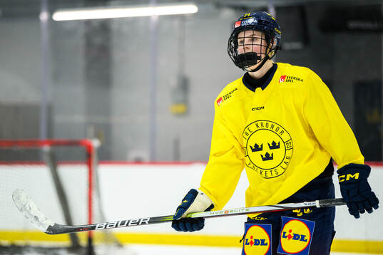 Mira Hallin of Sweden at a practice session