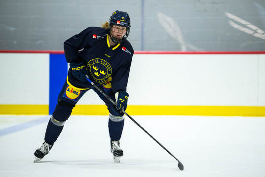 Paula Bergström of Sweden at a practice session