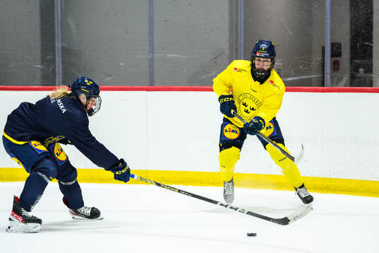 Hilda Svensson of Sweden at a practice session