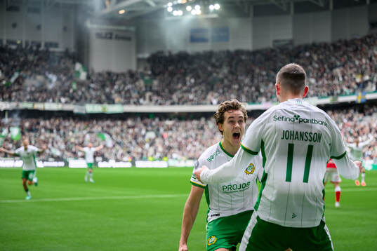 Hammarbys Hampus Skoglund och Oscar Johansson Schellhas