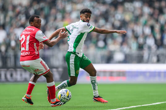 Kalmars Abdussalam Magashy och Hammarbys Tesfaldet Tekie