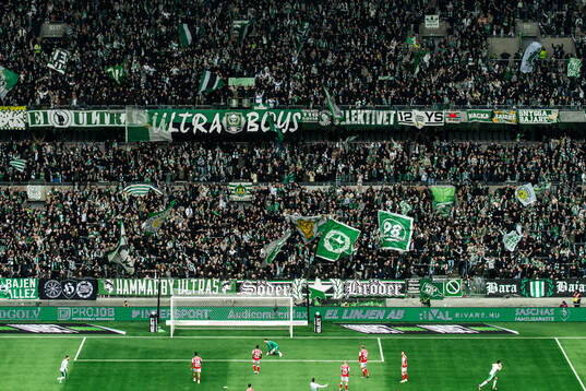 Hammarbys Jusef Erabi jublar