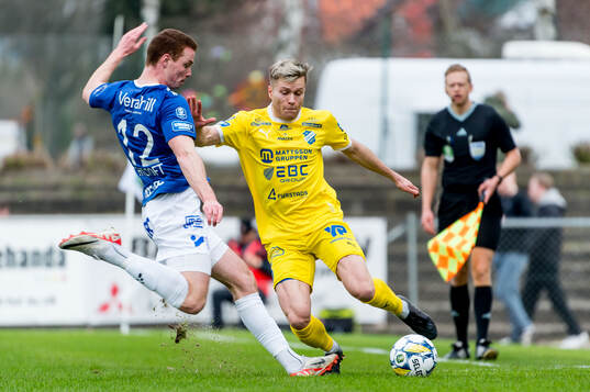 Trelleborgs Zander Hyltoft och IK Oddevolds Anton Snibb