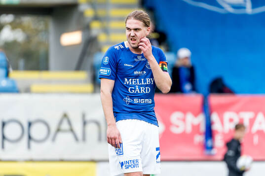 Trelleborgs Charlie Weberg deppar