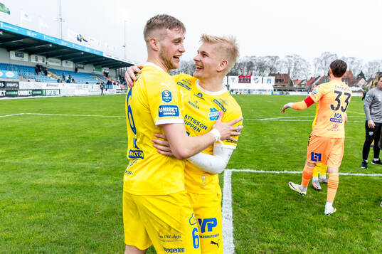 IK Oddevolds Axel Pettersson och Philip Engelbrektsson