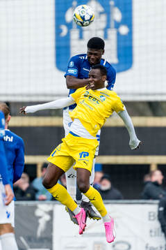 IK Oddevolds John Paul Dembe och Trelleborgs Abel Ogwuche