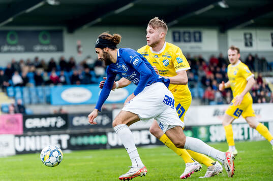 Trelleborgs Hady Saleh Karim och IK Oddevolds Axel