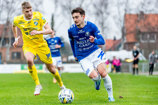 Trelleborgs Armin Culum och IK Oddevolds Axel Pettersson