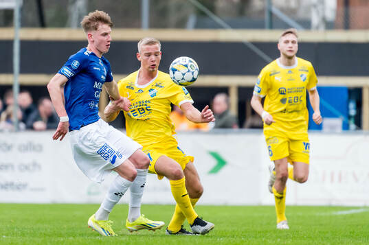 Trelleborgs Karl Wendt och IK Oddevolds Olle Kjellman Olblad