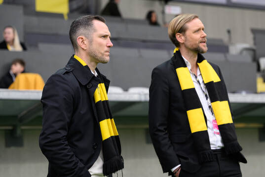 Häckens sportchef Martin Ericsson och klubbchef Marcus