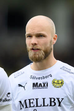 Mjällbys Viktor Gustafson vid lineup