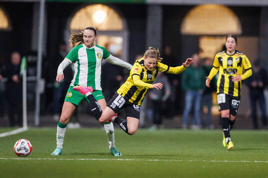 Hammarbys Vilde Hasund och Häckens Anna Anvegård