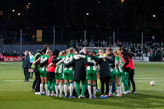 Hammarbys spelare samlas