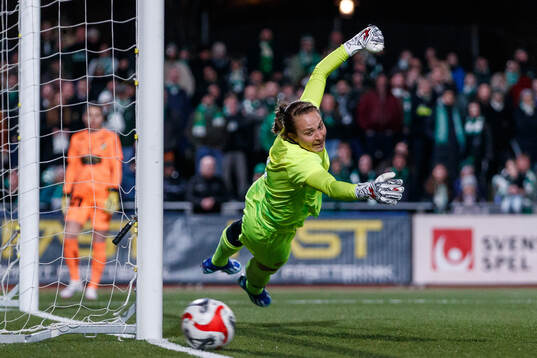 Hammarbys målvakt Anna Tamminen
