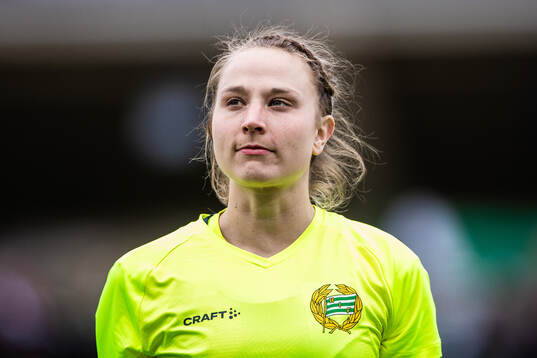 Hammarbys målvakt Anna Tamminen