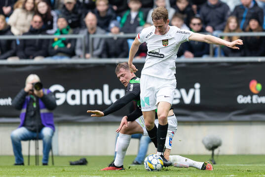Brommapojkarnas Torbjörn Lysaker Heggem och GAIS