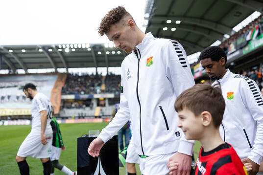 GAIS Anes Cardaklija innan fotbollsmatchen i Allsvenskan
