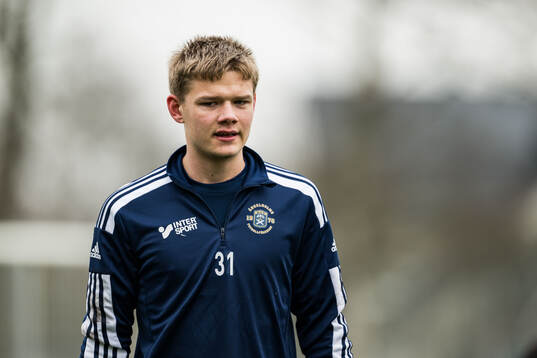 Ängelholms målvakt Lukas Bornandersson