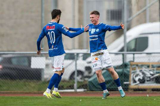 Norrby IFs Teo Helge jublar