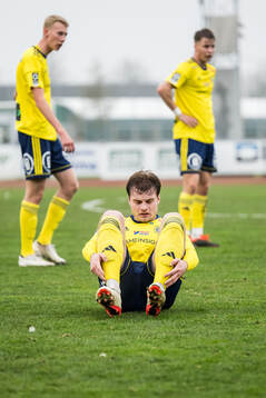 Ängelholms Johan Gudmundsson deppar