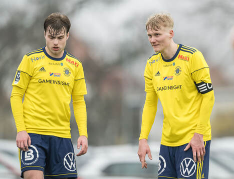 Ängelholms Johan Gudmundsson och Filip Örnblom deppar