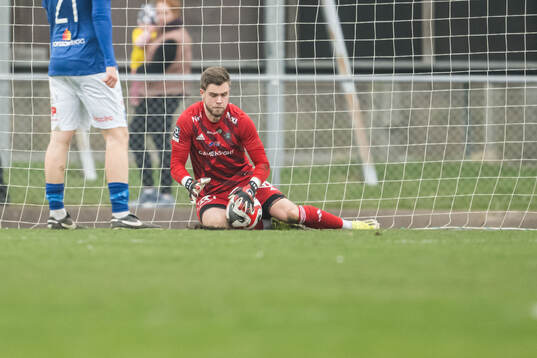 Ängelholms målvakt Robin Streifert